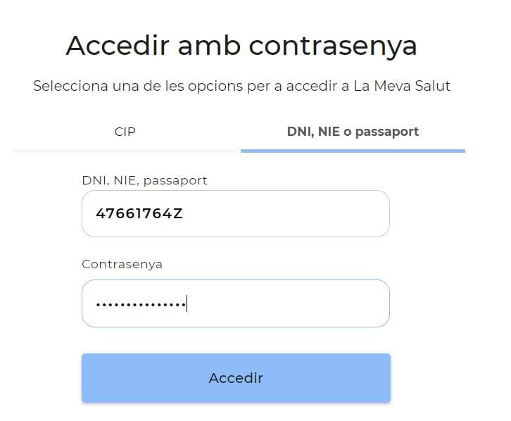 la meva salut ingresar